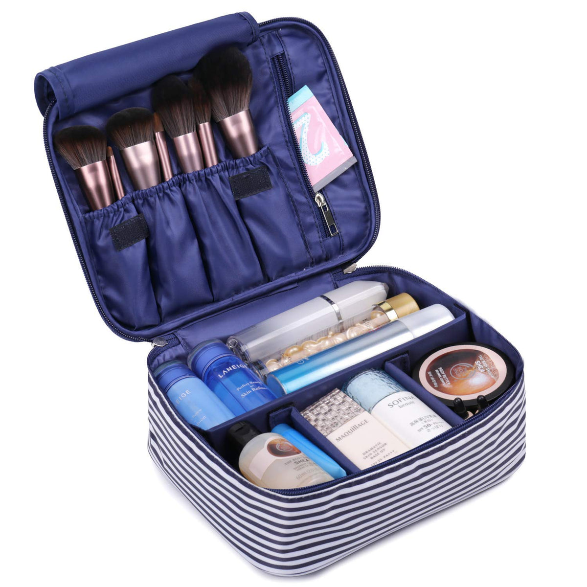 Travel Makeup Bag for Women Large Cosmetic Travel Makeup Case