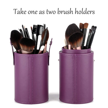 Makeup Brush Holder with Lid – Lumina Pro