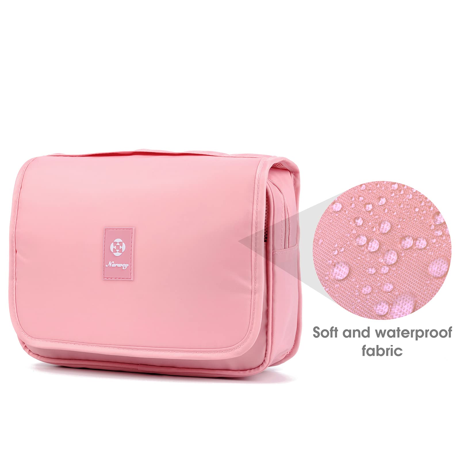 Narwey Travel Makeup Bag Large Cosmetic Bag Makeup Case Organizer For Women  (Sky Blue) - Imported Products from USA - iBhejo