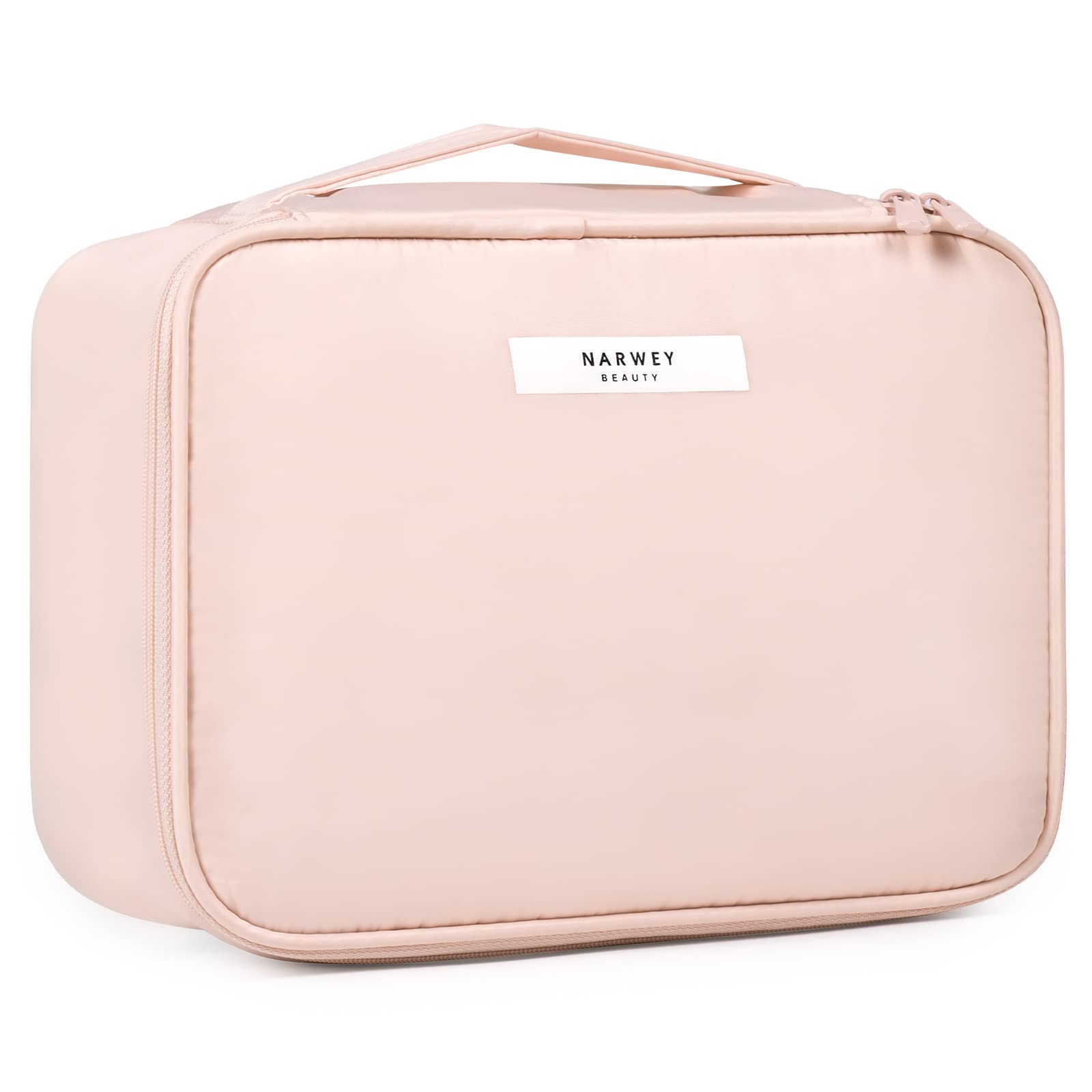 Large pink 2025 makeup bag