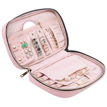 Soft Padded Travel Jewelry Case